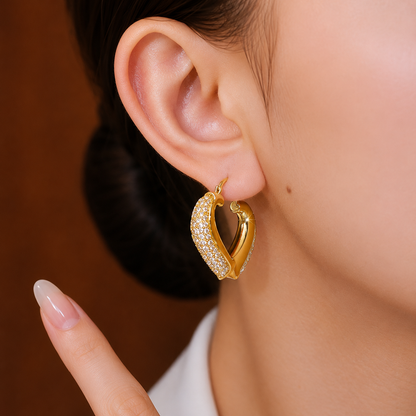 Love Hoops(Gold Plated)