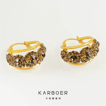 Trendy Diamond ZIrcon Earrings