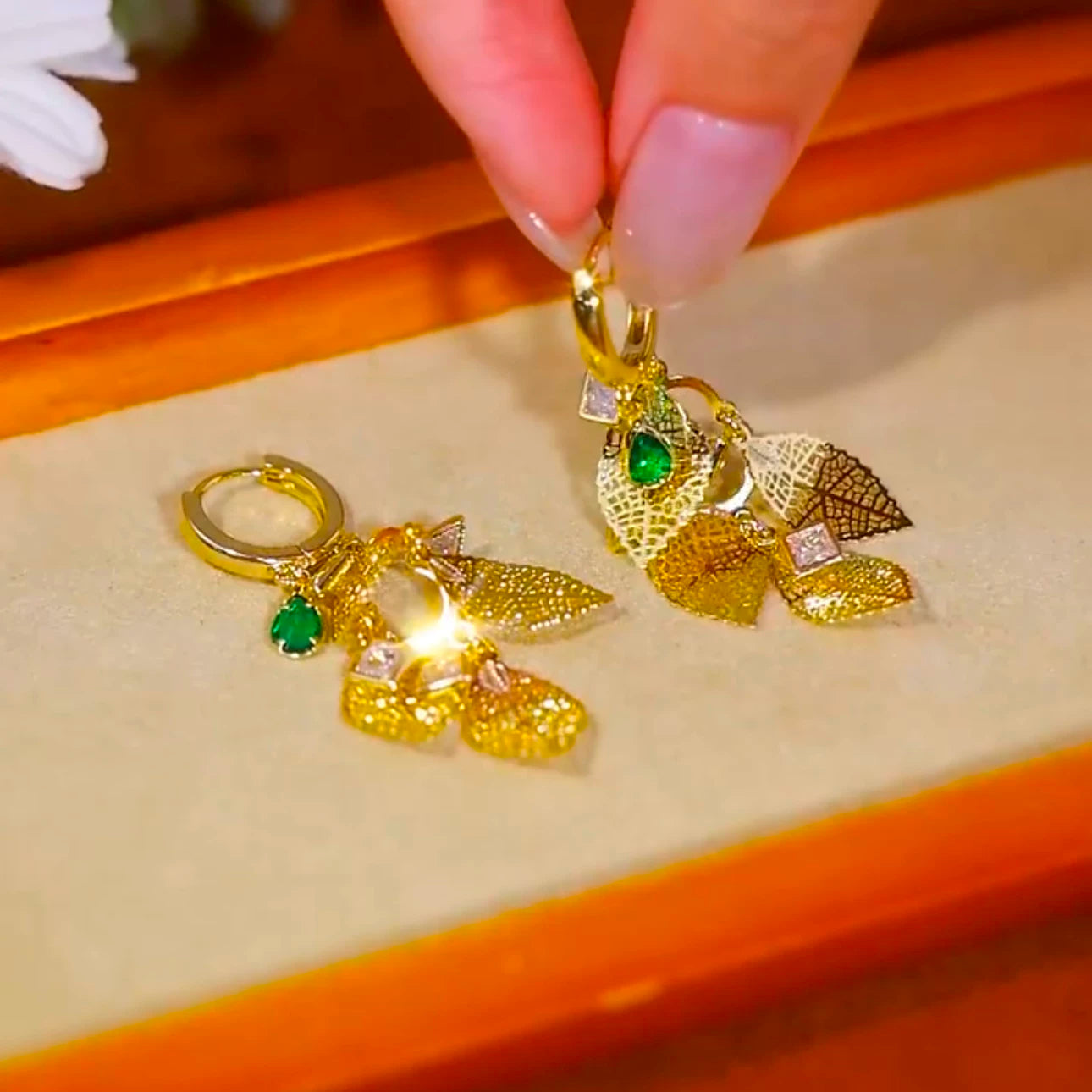 European Tassel Earrings(24k Gold Plated)