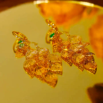 European Tassel Earrings(24k Gold Plated)