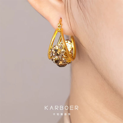 Trendy Diamond ZIrcon Earrings