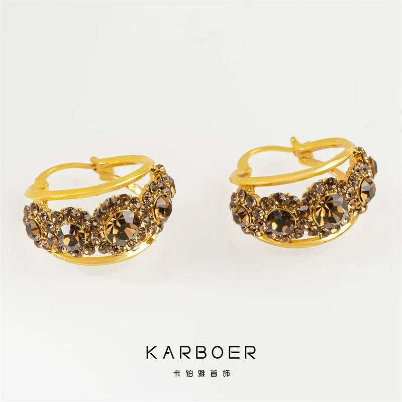 Trendy Diamond ZIrcon Earrings