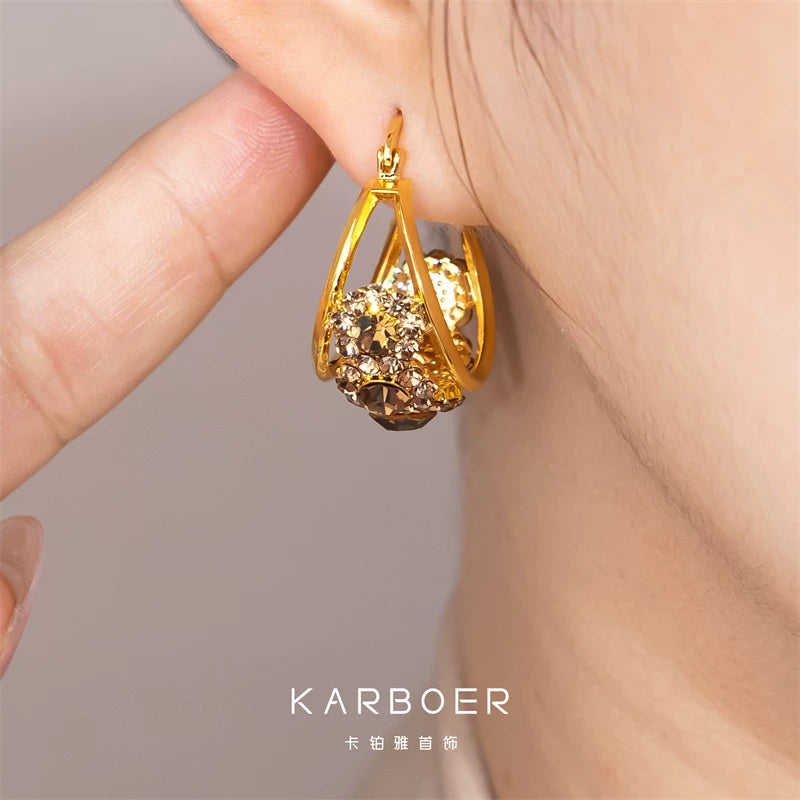 Trendy Diamond ZIrcon Earrings