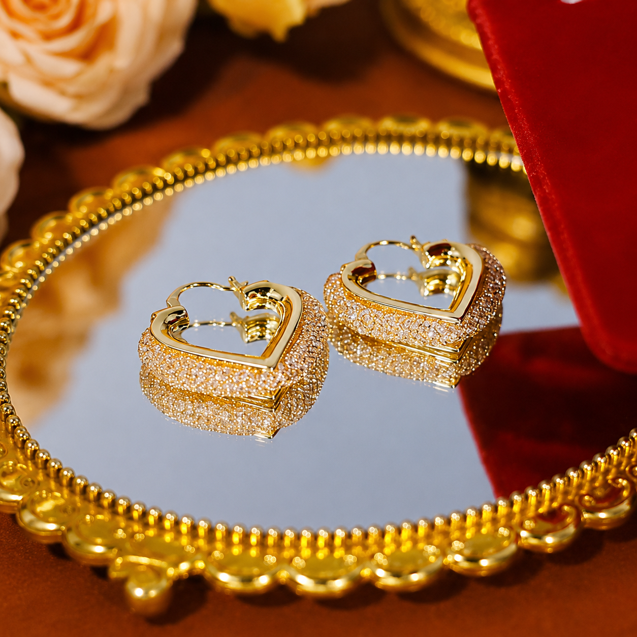 Love Hoops(Gold Plated)