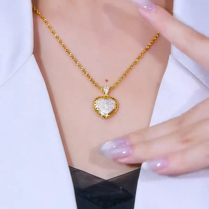 Forever Love Necklace(24k Gold Plated)