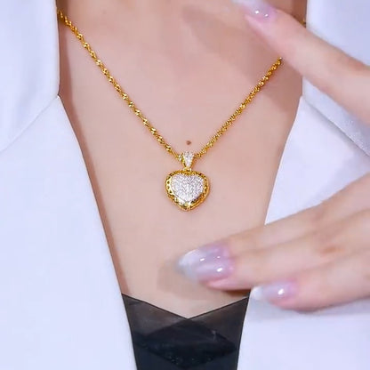 Forever Love Necklace(24k Gold Plated)